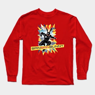 SpinSpinBunny Action Star Animated Long Sleeve T-Shirt
